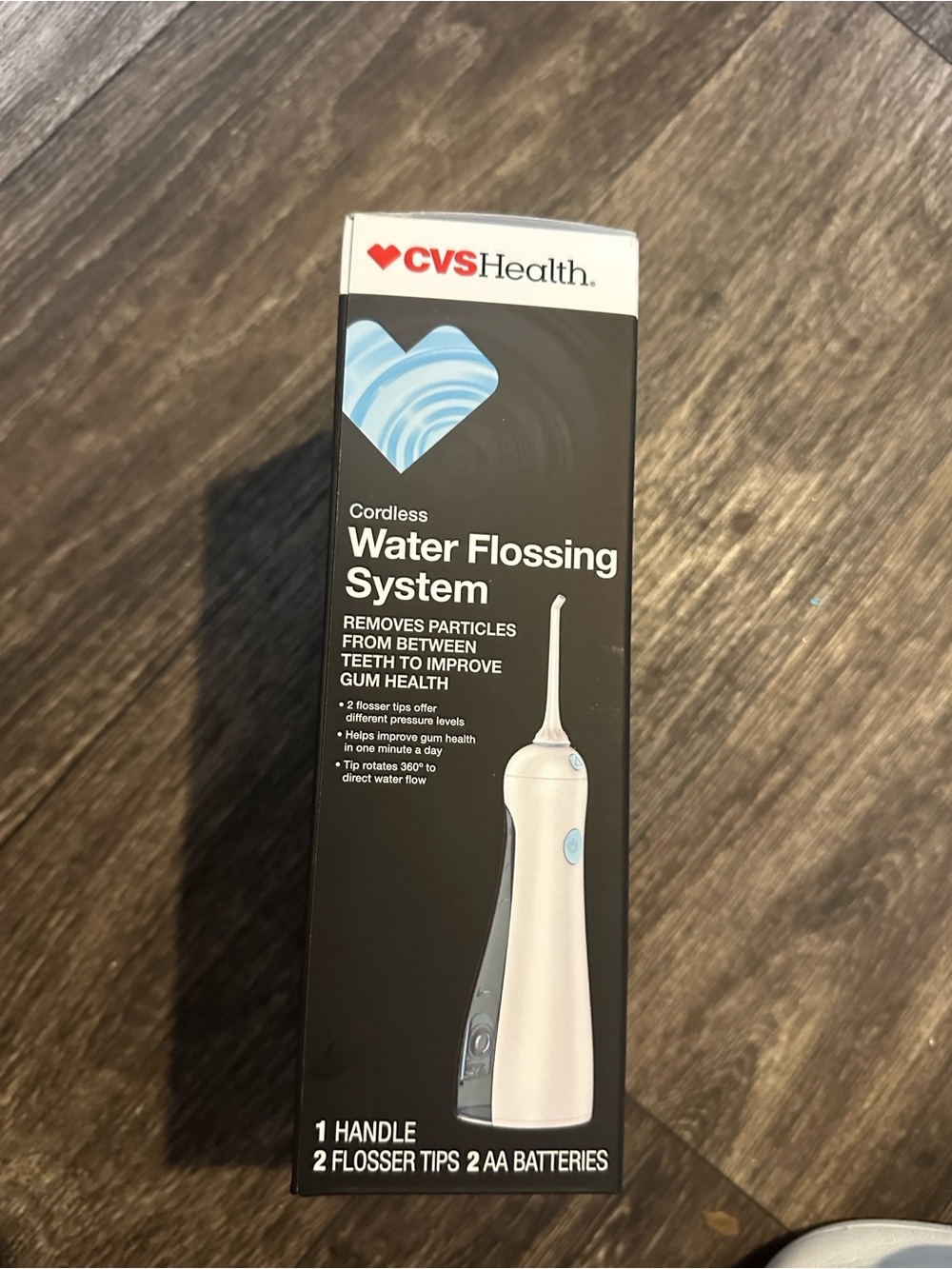 CVS Health Cordless Water Flossing System - White